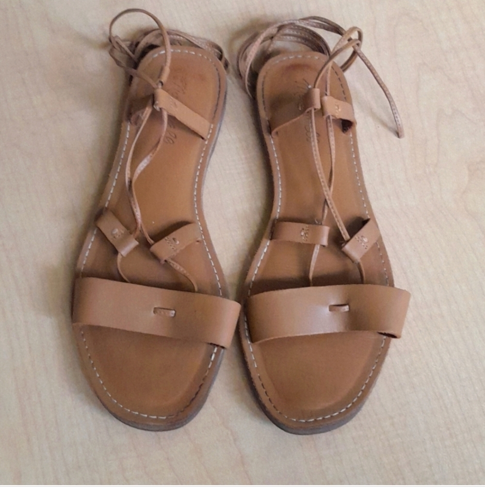 MADEWELL THE BOARD WALK LACE leather Sandals Size 9.5 - Picture 5 of 14